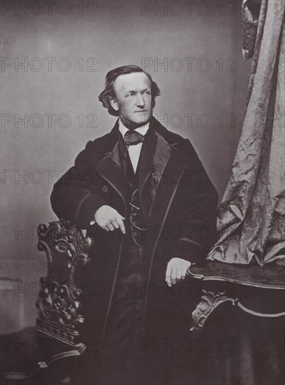 Richard Wagner, German composer, 1860s. Creator: Franz Seraph Hanfstaengl.