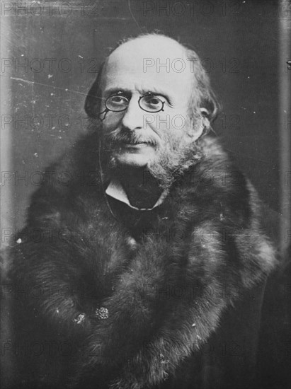 Jacques Offenbach, German-born French composer, c1875. Artist: Gaspard-Felix Tournachon