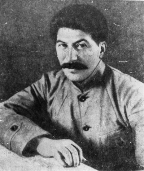 Josef Stalin, Georgian-born Soviet communist revolutionary and leader, 1918. Artist: Unknown