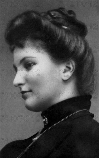 Alma Schindler, Austrian socialite and composer, c1900. Artist: Unknown