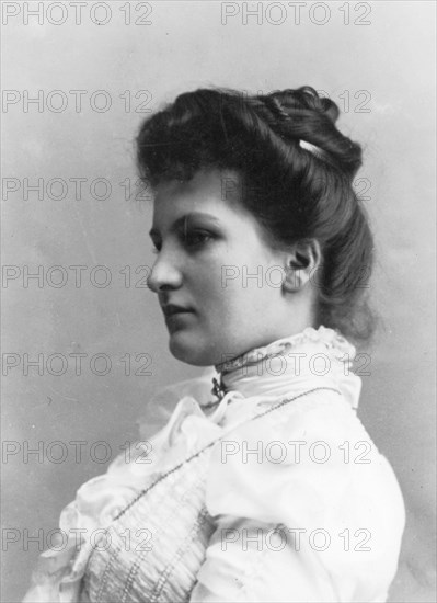 Alma Schindler, Austrian socialite and composer, c1900. Artist: Unknown