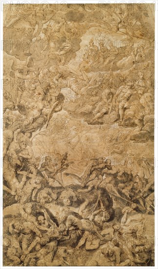 'The Last Judgement', 1590s. Artist: Johannes Rottenhammer the elder