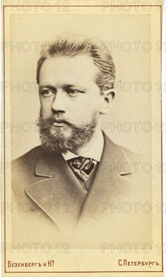 Pyotr Tchaikovsky, Russian composer, 19th century.  Artist: Wesenberg