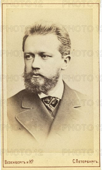 Pyotr Tchaikovsky, Russian composer, 19th century. Artist: Wesenberg