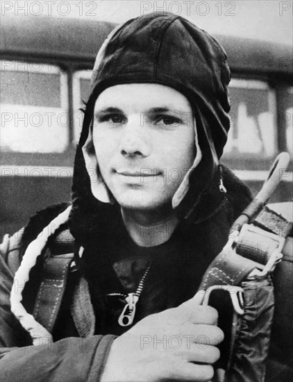 Yuri Gagarin, Russian cosmonaut, 1961. Artist: Unknown