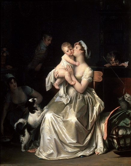 'Motherhood', 1800s.  Artist: Marguerite Gerard