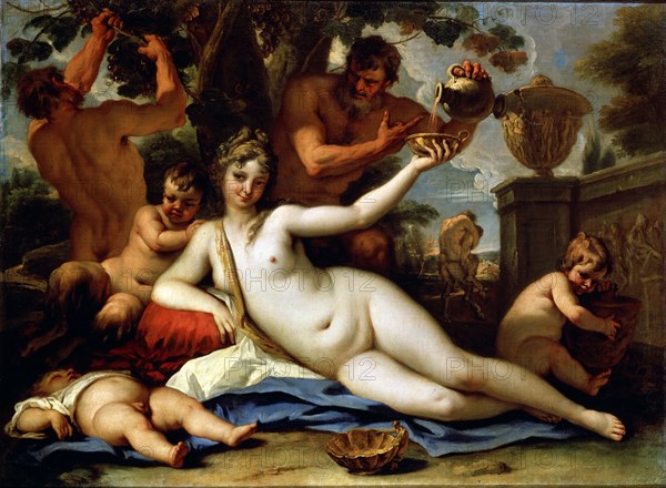 'Bacchante and Satyrs', c1713. Artist: Sebastiano Ricci