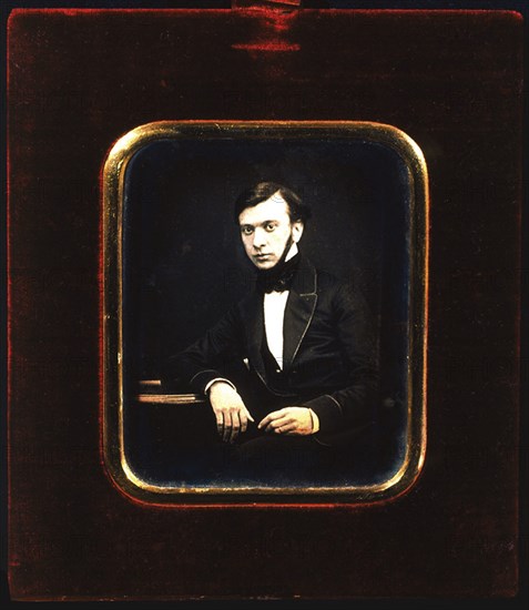 Alexander Sukhovo-Kobylin, Russian playwright, 1850. Artist: Anon