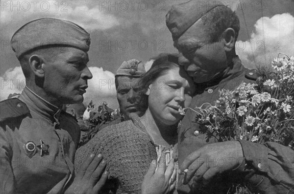 Victory day, World War II, USSR, 1945. Artist: Anon