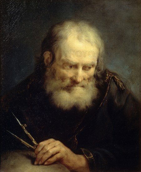 'Archimedes', 18th century.  Artist: Giuseppe Nogari