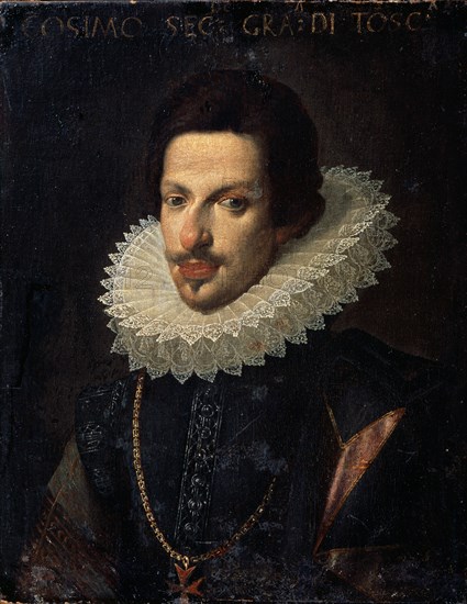 'Portrait of Grand Duke of Tuscany Cosimo II de' Medici', 17th century. Artist: Justus Sustermans