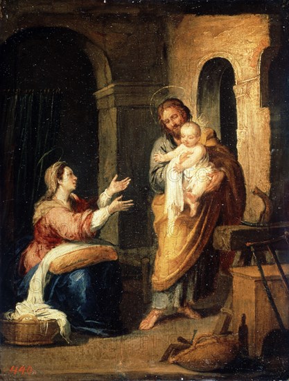 'The Holy Family', c1660-c1670. Artist: Bartolomé Esteban Murillo