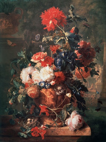 'Flowers', 1722.  Artist: Jan van Huysum