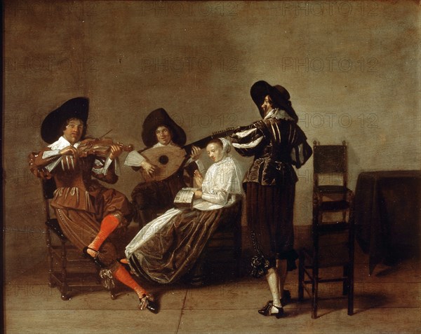 'Musical Evening', early 17th century. Artist: Master of Haarlem