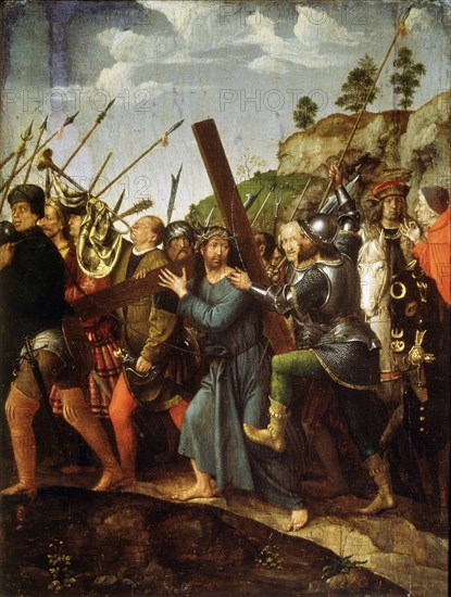 'Christ Carrying the Cross', c1518-c1525. Artist: Michael Sittow