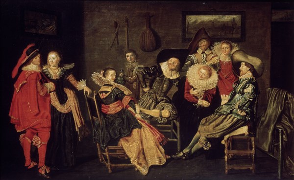 'The Merry Company', 17th century. Artist: Dirck Hals