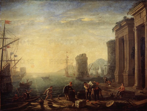 'Morning in the Harbour', 1630s. Artist: Claude Lorrain