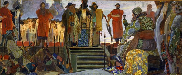 'A Boyar's Execution During the Reign of Tsar Ivan the Terrible', 1906.  Artist: Vasili Vladimirov