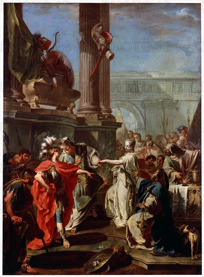 'The Sacrifice of Polyxena', 1730s. Artist: Giovanni Battista Pittoni the Younger