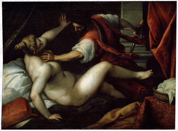 'Tarquinius and Lucretia', 16th or early 17th century. Artist: Jacopo Palma
