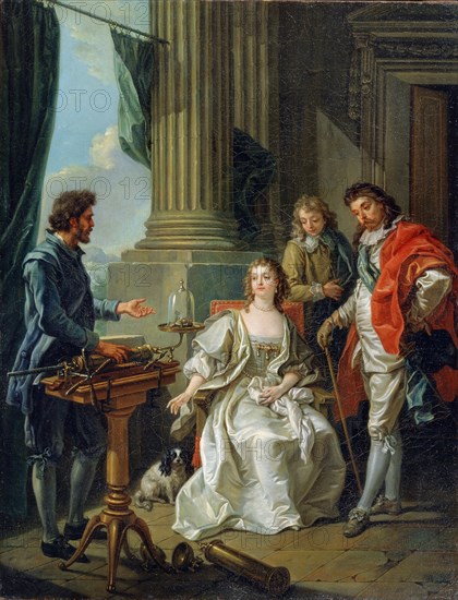 'Pneumatic Experiment', 1777. Artist: Amédée van Loo