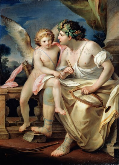 'Poet's Inspiration', 1785. Artist: Mariano Rossi