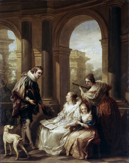 'The Spanish Concert', 1754. Artist: Carle van Loo