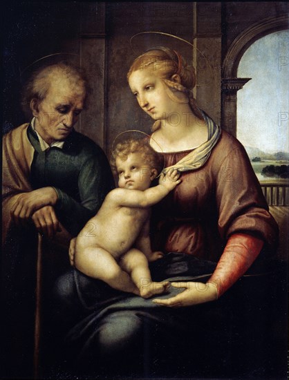 'The Holy Family (Madonna with Beardless Joseph)', c1505-c1506. Artist: Raphael