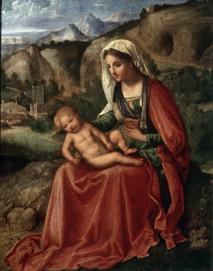 'The Virgin and Child in a Landscape', c1503. Artist: Giorgione