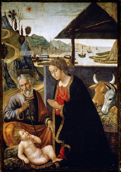 'The Nativity of Christ', late 15th or early 16th century.  Artist: Bastiano Mainardi