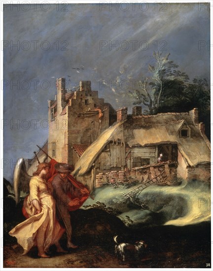 'Landscape with Tobias and the Angel', c1610-c1615. Artist: Abraham Bloemaert