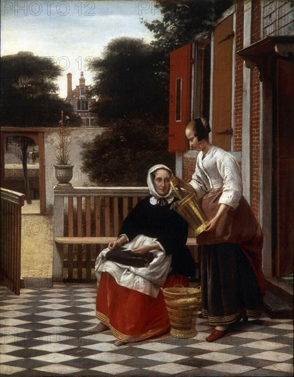 'A Mistress and Her Maid', 1660. Artist: Pieter de Hooch