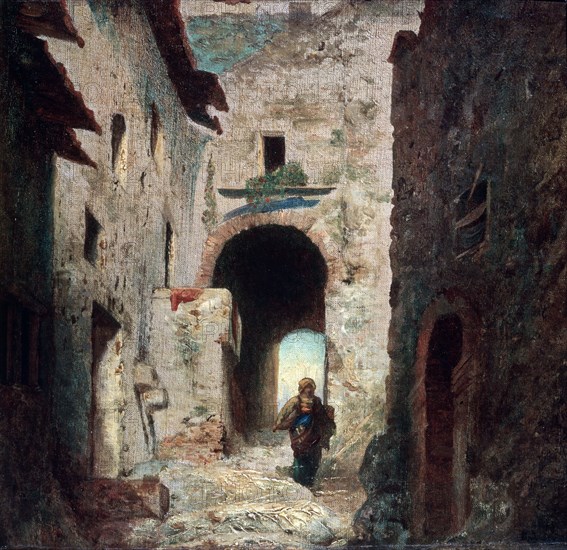 'The Moorish Gate', 1835.  Artist: Eugene Isabey