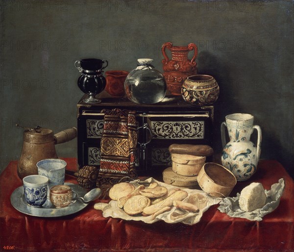 'Still Life with an Ebony Chest', 1652. Artist: Antonio Pereda y Salgado