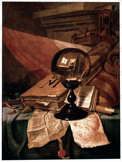 'Vanitas', 17th century. Artist: Vincent Laurentz van der Vinne I