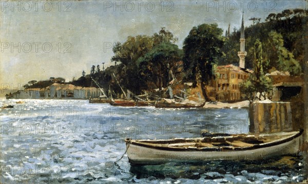 'View of Bebek near Constantinople', 1872.  Artist: Jan Matejko