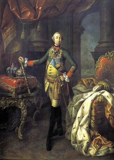 'Portrait of Tsar Peter III', 1762.  Artist: Aleksei Petrovich Antropov