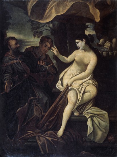 Susanna and the Elders'.  Creator: Albani, Francesco (1578-1660).