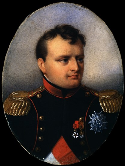 Portrait of Emperor Napoléon I Bonaparte (1769-1821), early 19th century. Creator: Isabey, Jean-Baptiste (1767-1855).