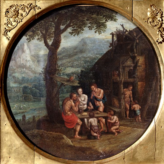 Enoch Family', 16th century.  Creator: Mostaert, Gillis (1534-1598).
