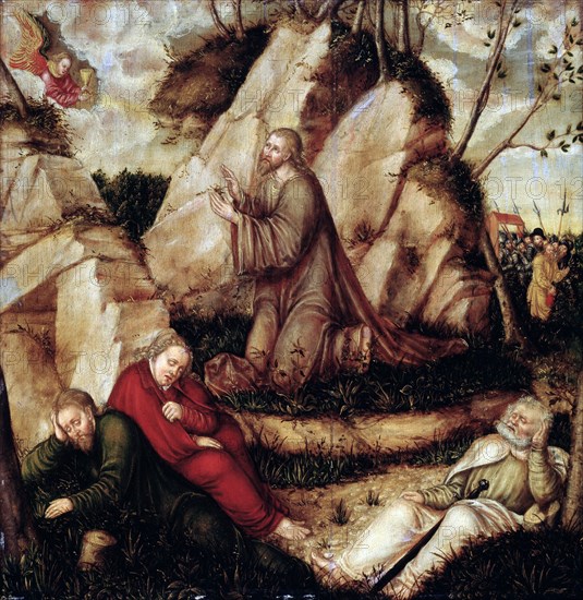 The Agony in the Garden'. Creator: Cranach, Lucas, the Elder (1472-1553).