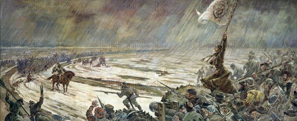The Battle of Hemmingstedt', 20th century. Creator: Voutta, Kurt Michael (1898-?).