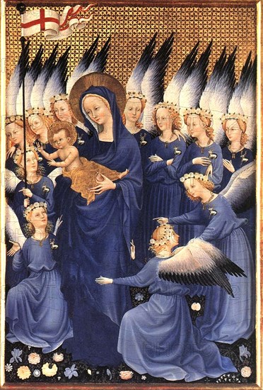 Virgin and Child with Angels, between 1395 and 1399.