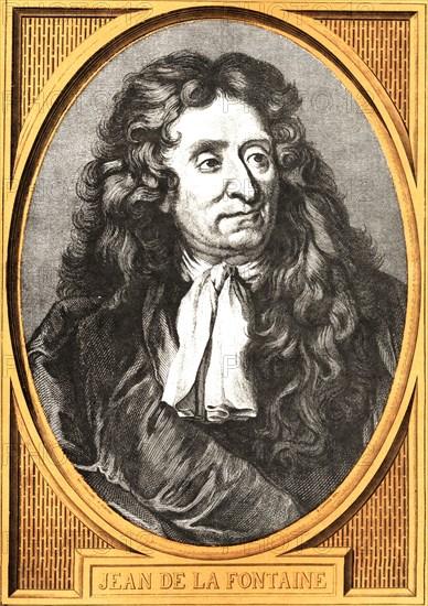 Jean de La Fontaine (1621-1695), 19th century. Creator: Doré, Gustave (1832-1883).