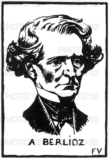 Hector Berlioz (1803-1869), 1891.  Creator: Vallotton, Felix Edouard (1865-1925).