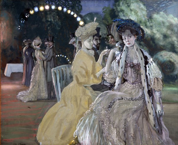 Courtesans', 1903. Creator: Somov, Konstantin Andreyevich (1869-1939).