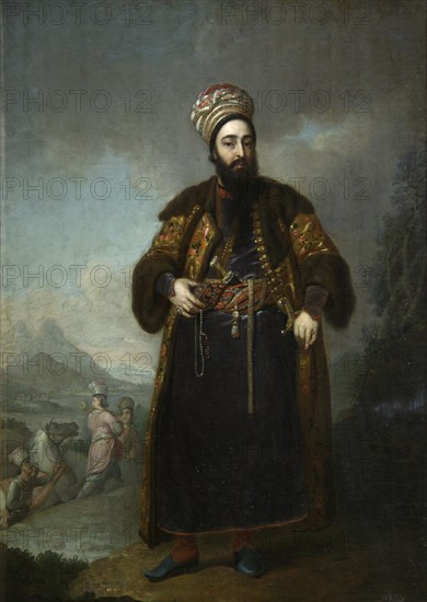 Portrait of Murtaza Kuli Khan', 1796. Creator: Borovikovsky, Vladimir Lukich (1757-1825).