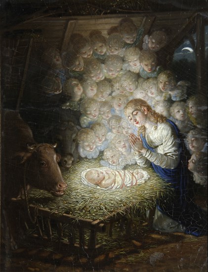 The Nativity of Christ (The Holy Night)'. Creator: Borovikovsky, Vladimir Lukich (1757-1825).