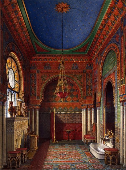 Interiors of the Winter Palace, 1870.  Creator: Hau, Eduard (1807-1887).