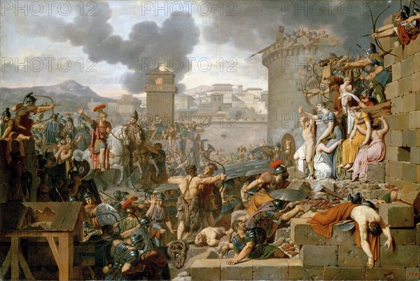 Metellus Raising the Siege', before 1805. Creator: Caraffe, Armand Charles (1762-1822).